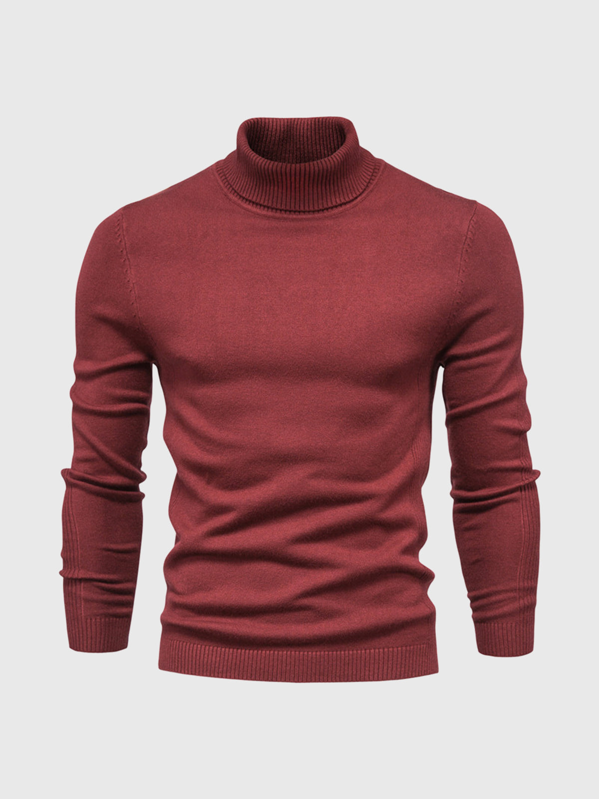 Men's Turtleneck Sweater Cotton