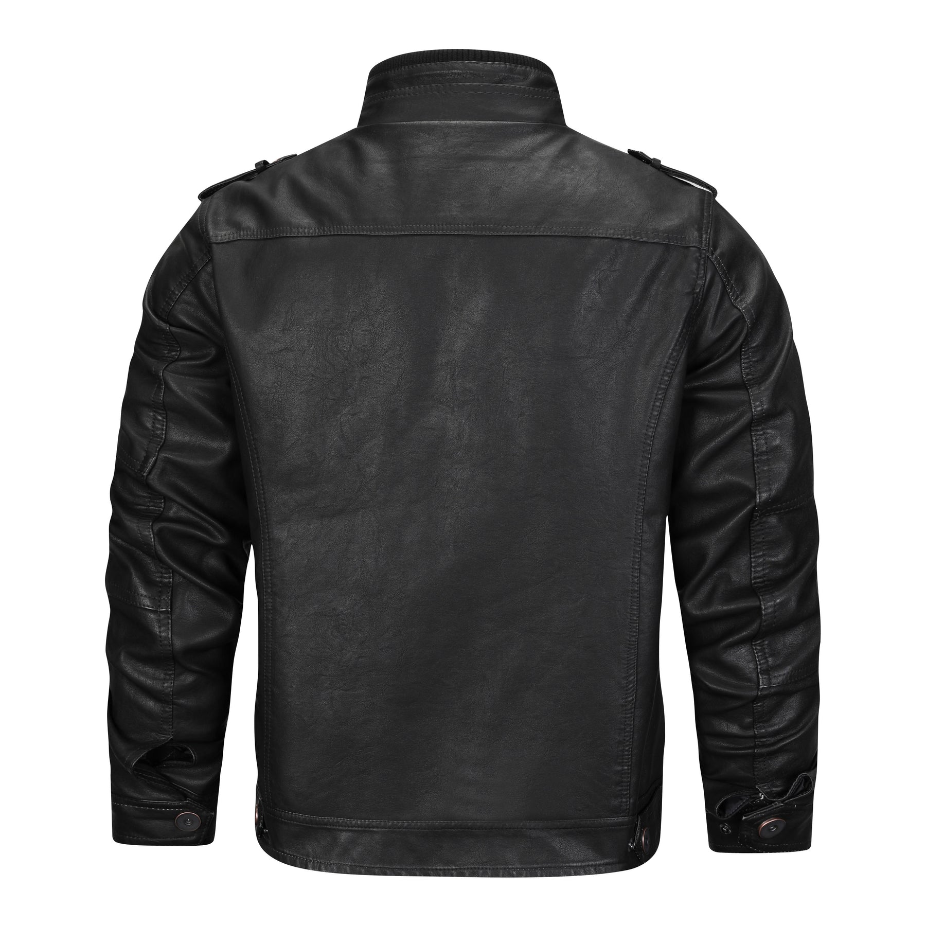 Men's Leather Jacket Black Urban Edge
