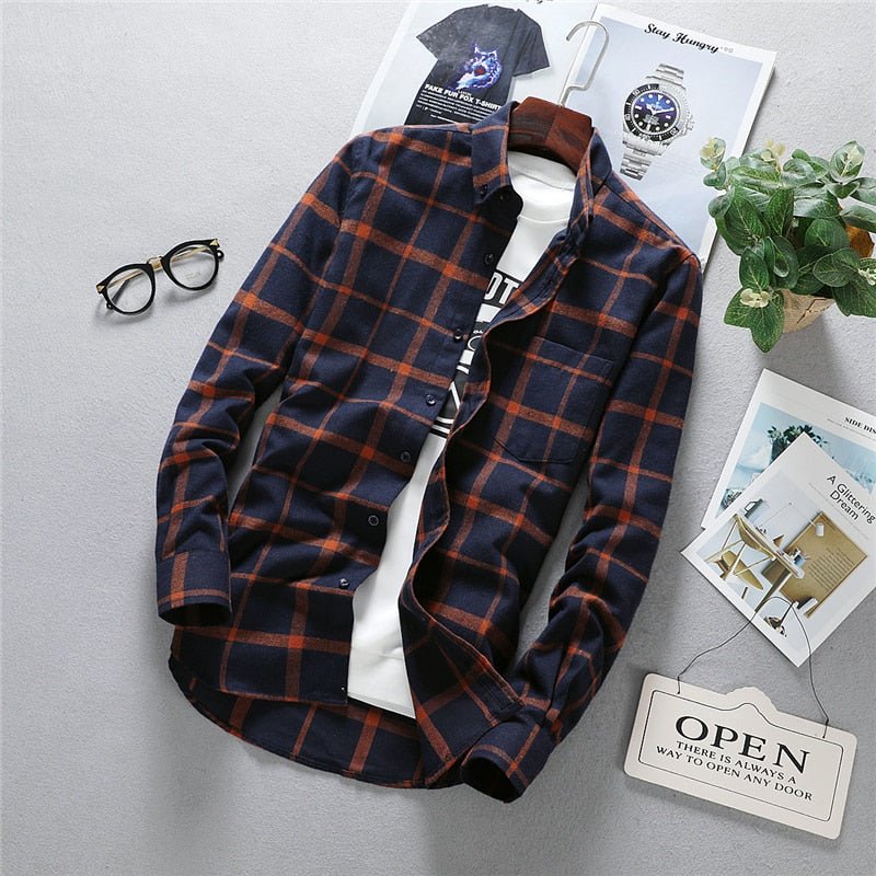 Men's Long Sleeve Oxford Shirt