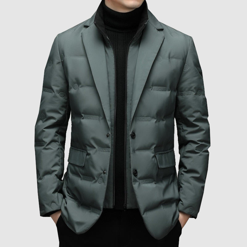Men's Jacket with Tailored Fit Design