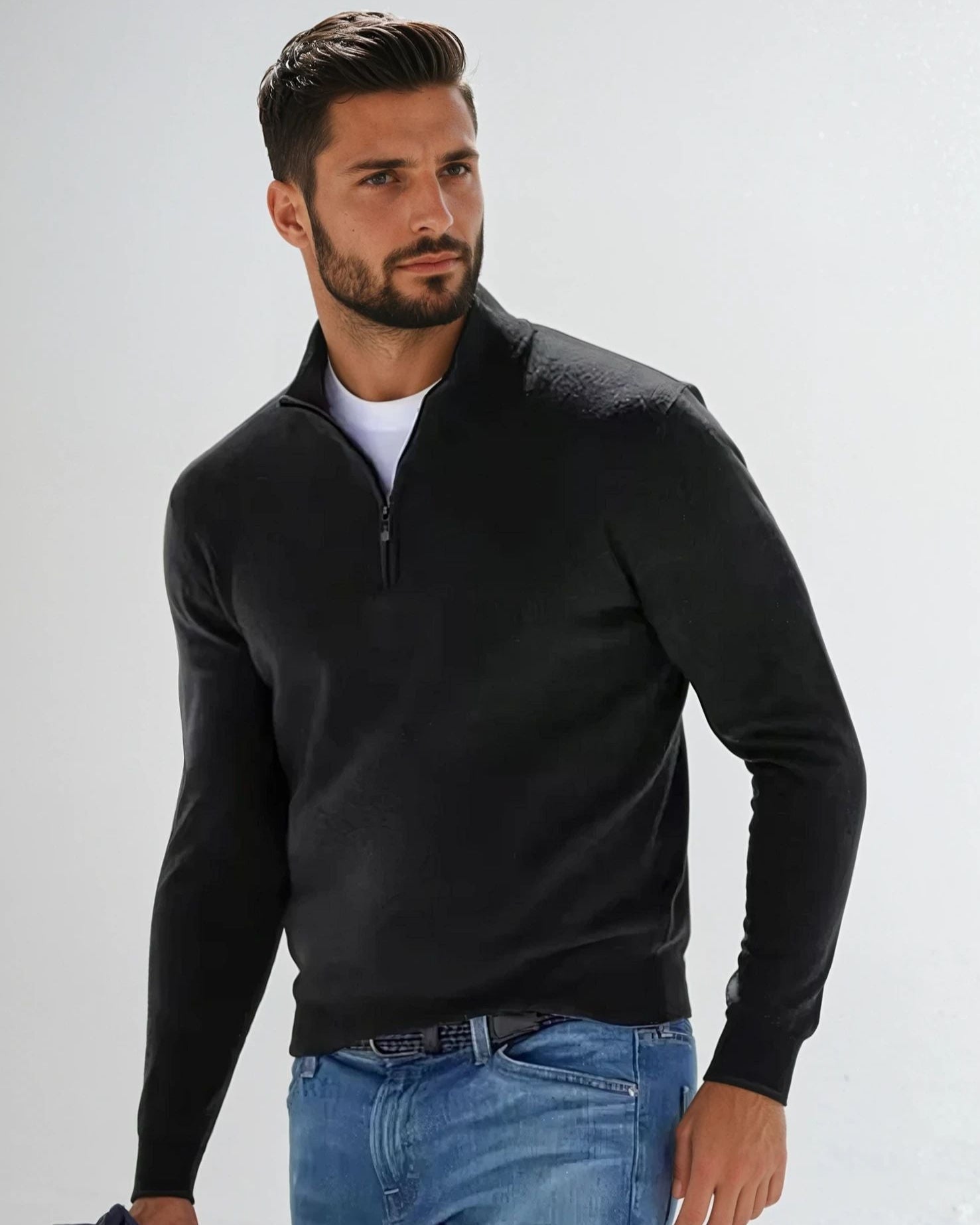 Men's Half Zip Jumper Stylish