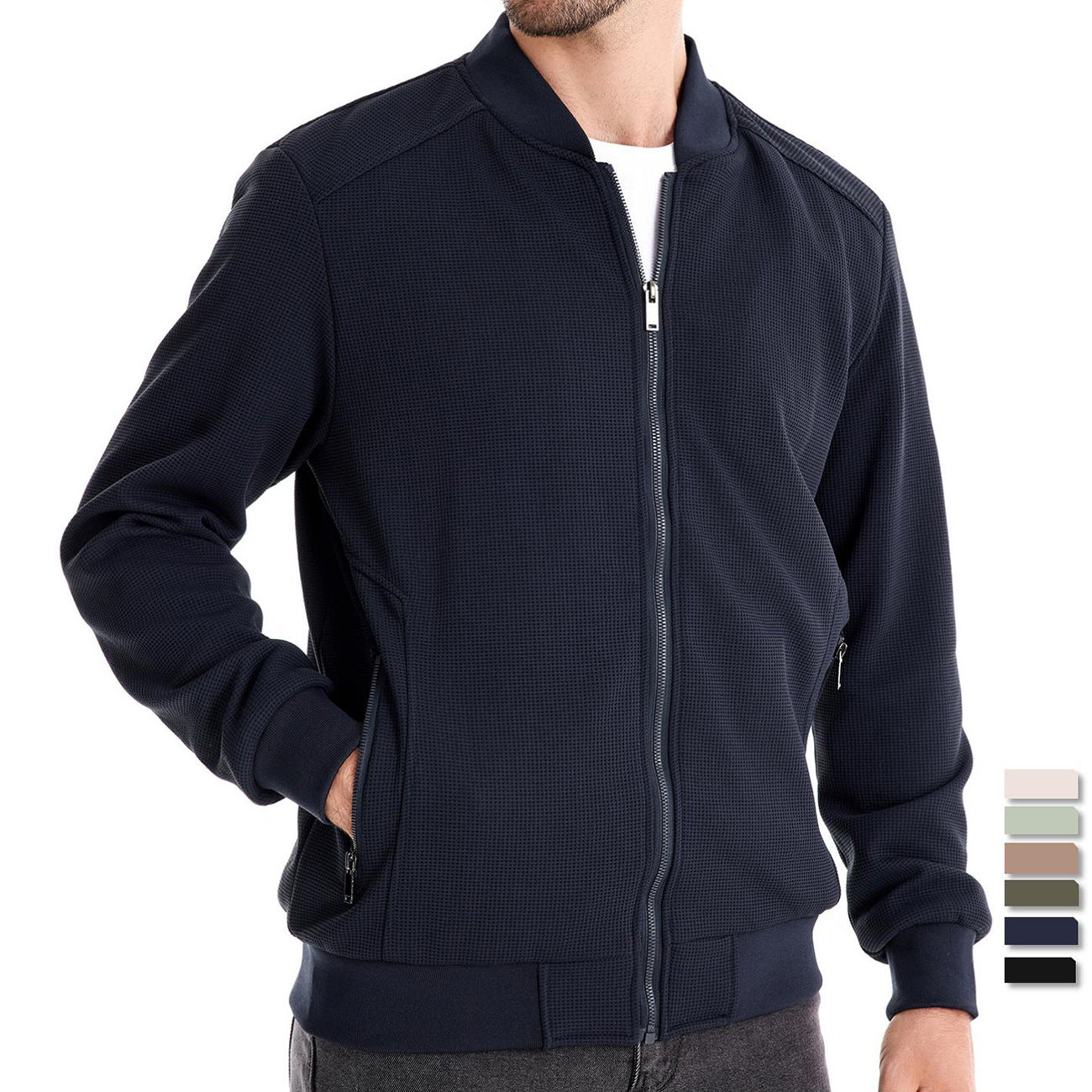 Men's Winter Jacket Water-Resistant with Pockets