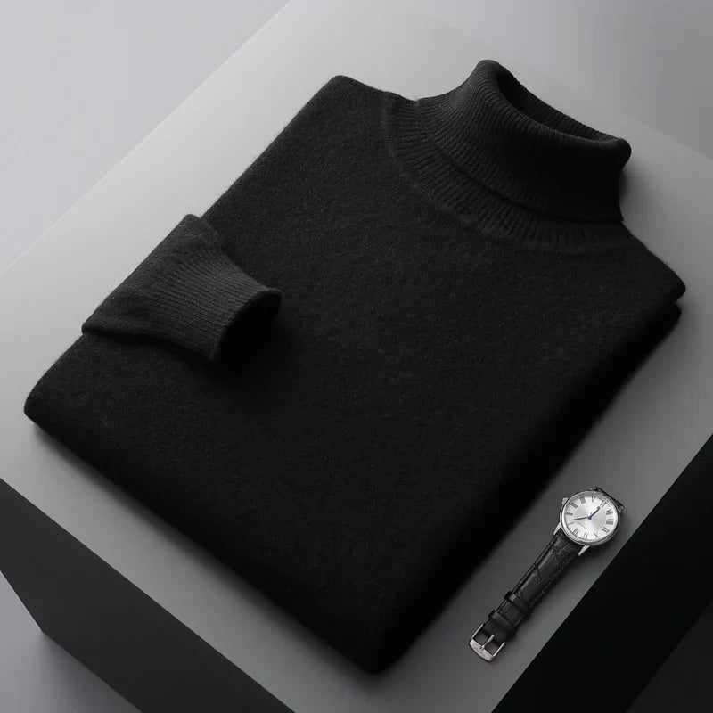Men's Wool Turtleneck Premium Quality