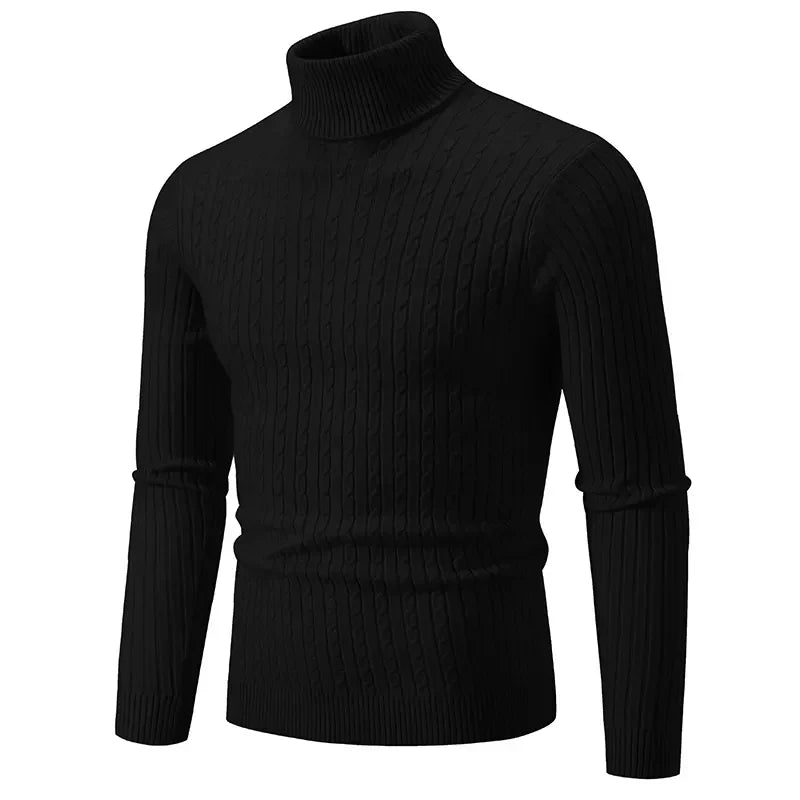 Men's Turtleneck in Premium Knit