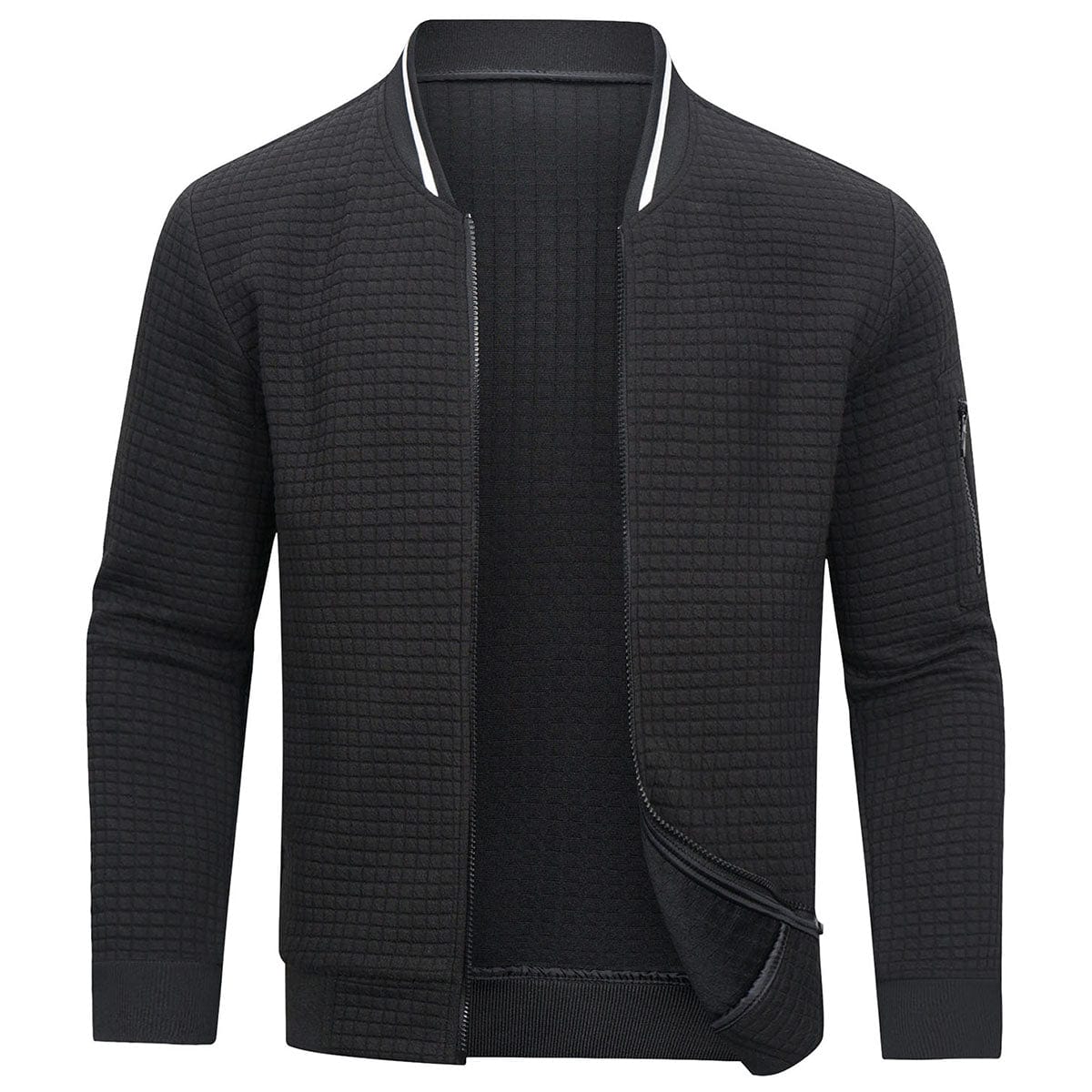 Men's Pullover with Zip Detail