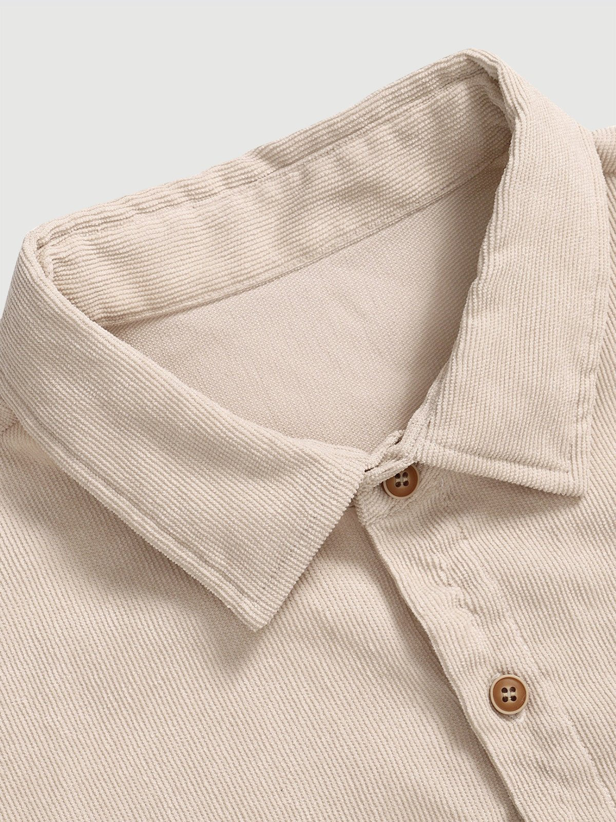 Men's Textured Corduroy Shirt + Pants Set