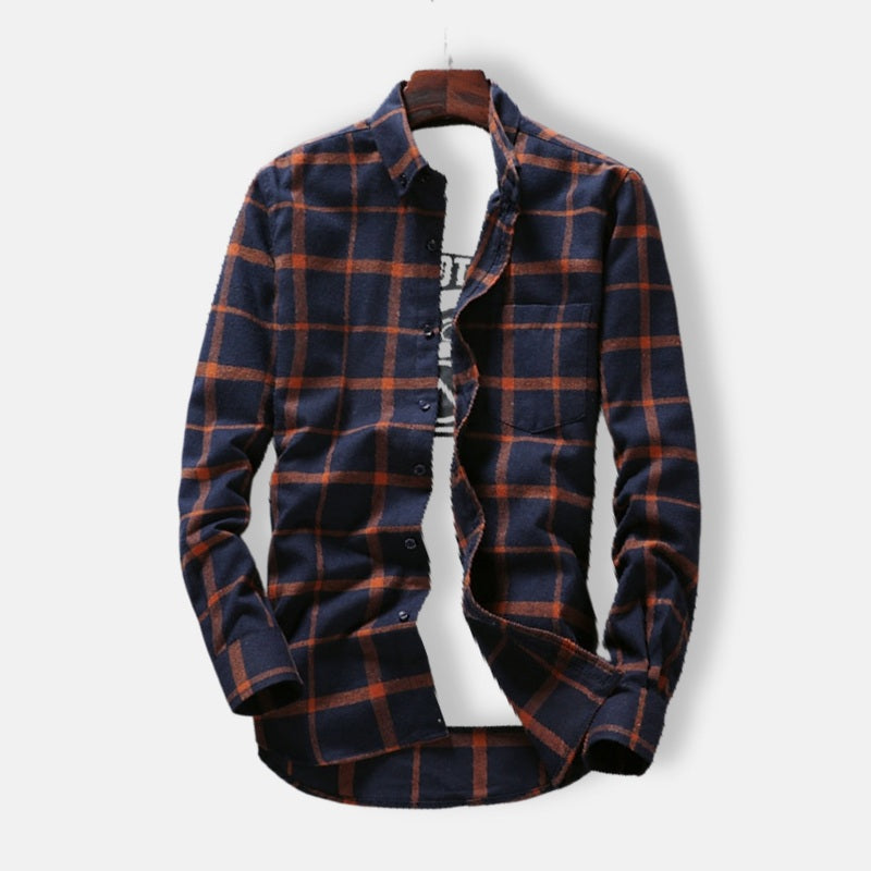 Men's Long Sleeve Oxford Shirt