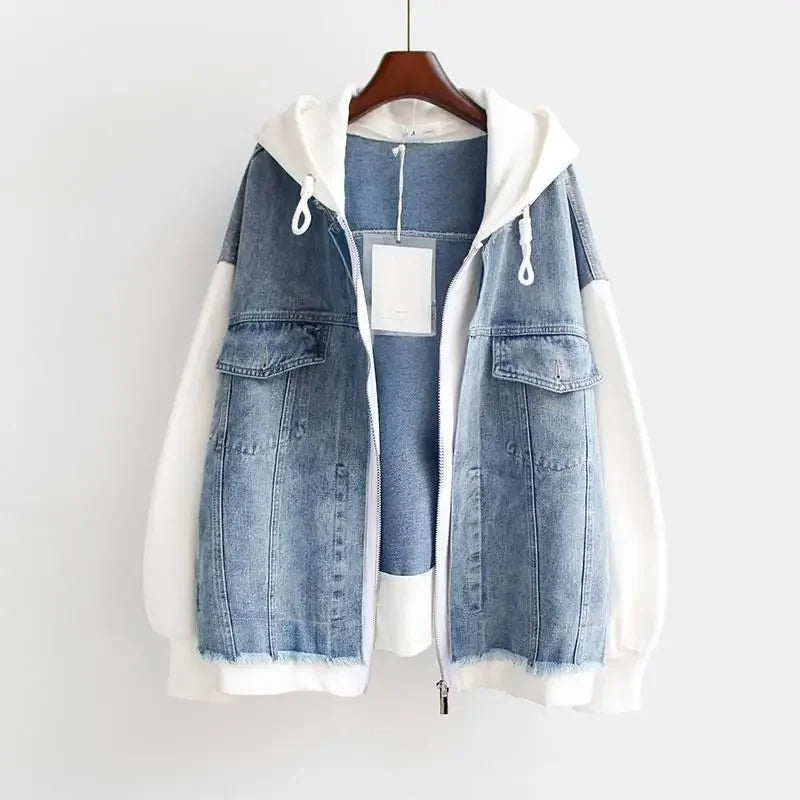Weekend™ - Retro Contrast Denim Jacket