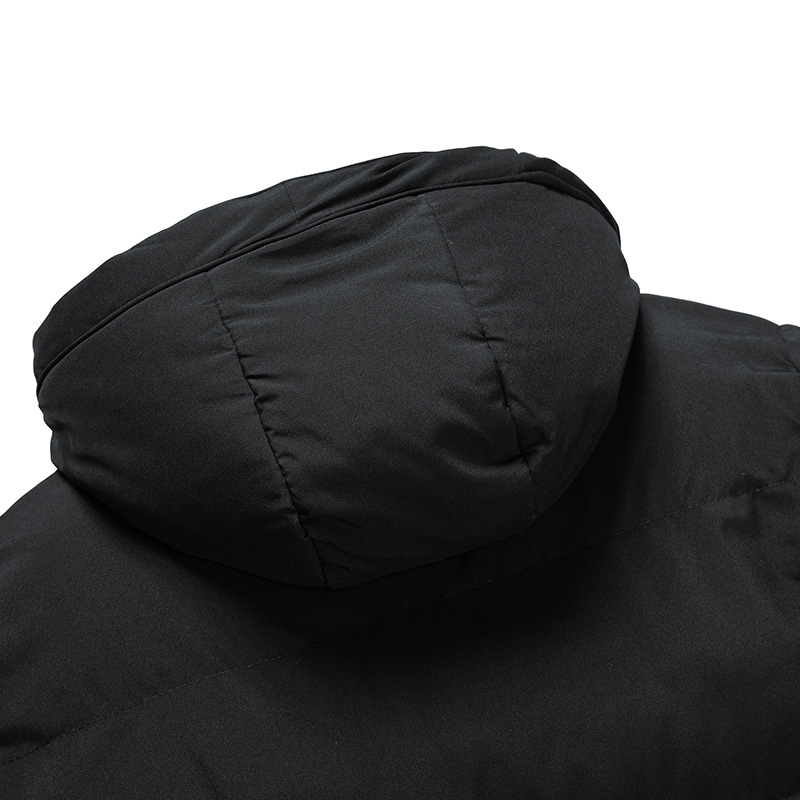 Men's Padded Long Winter Jacket