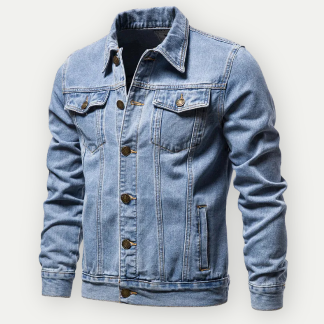 Men's Denim Trucker Jacket Stylish