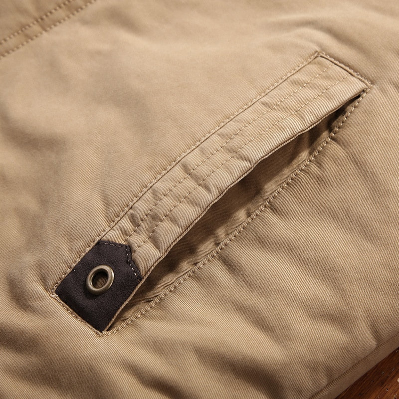 Men's Denim Jacket with Fleece Lining