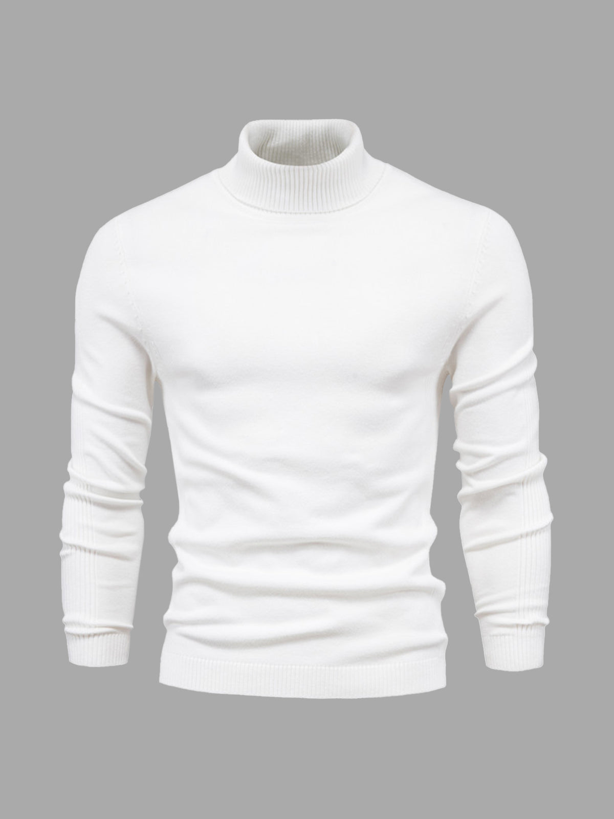 Men's Turtleneck Sweater Cotton