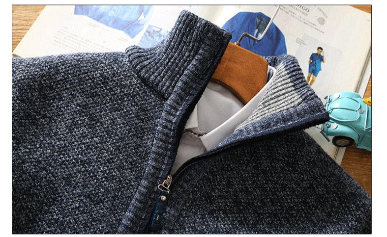 Men's Half-Zip Sweater with Timeless Look