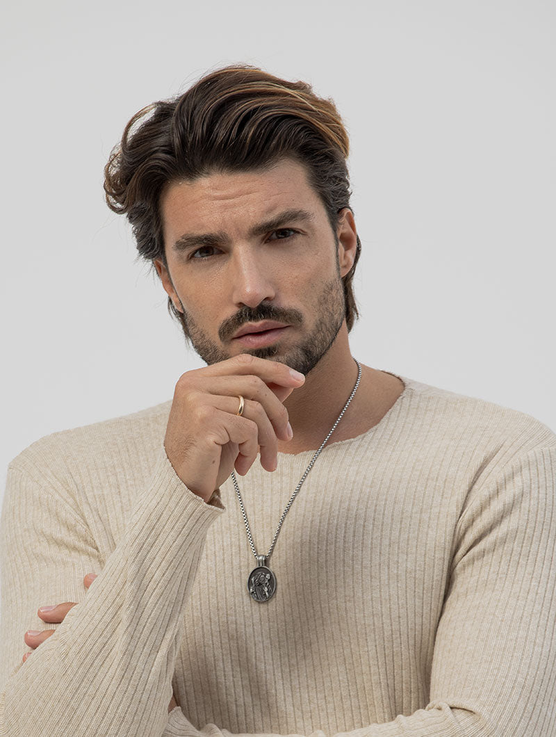 Men's Ribbed Sweater Subtle Detail