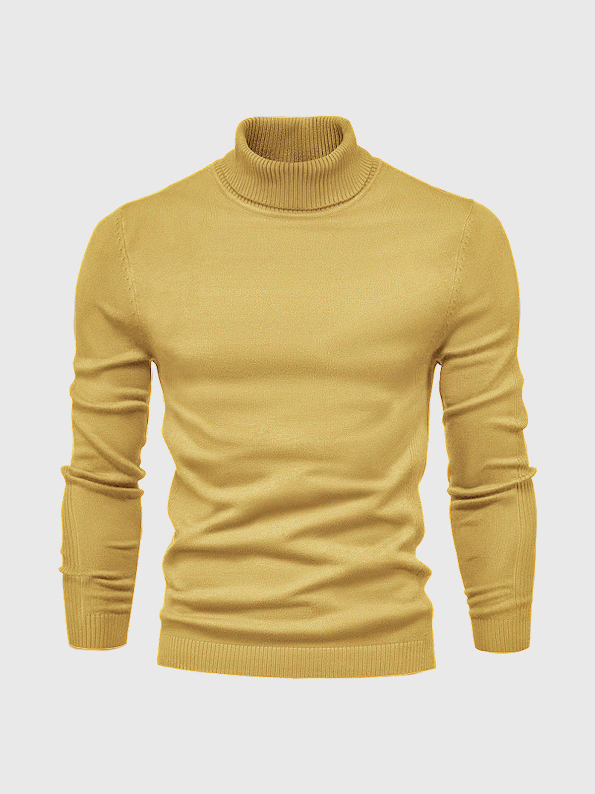 Men's Turtleneck Sweater Cotton