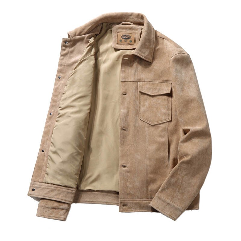 Men's Suede Casual Elegant Jacket