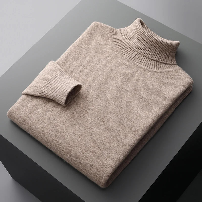 Men's Wool Turtleneck Premium Quality