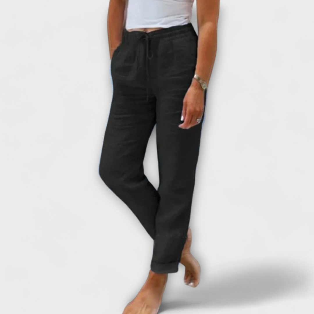 Sophie™ - Linen Blend Stretch Pants