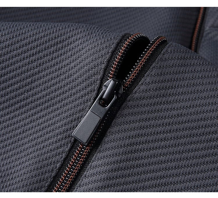 Men's tracksuit set with zip jacket