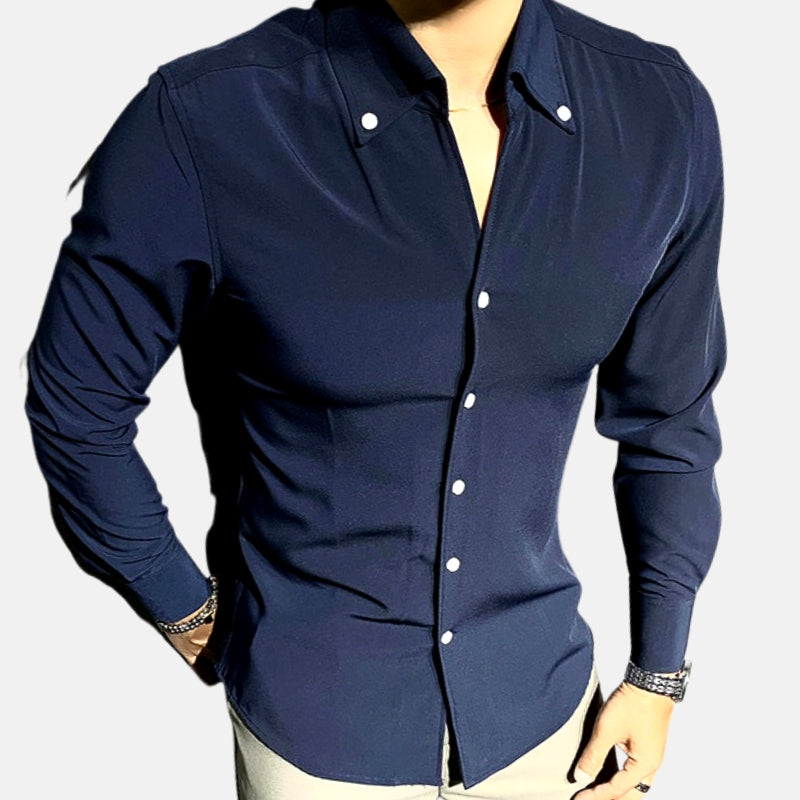 Men's Long Sleeve Shirt Elegant Fit