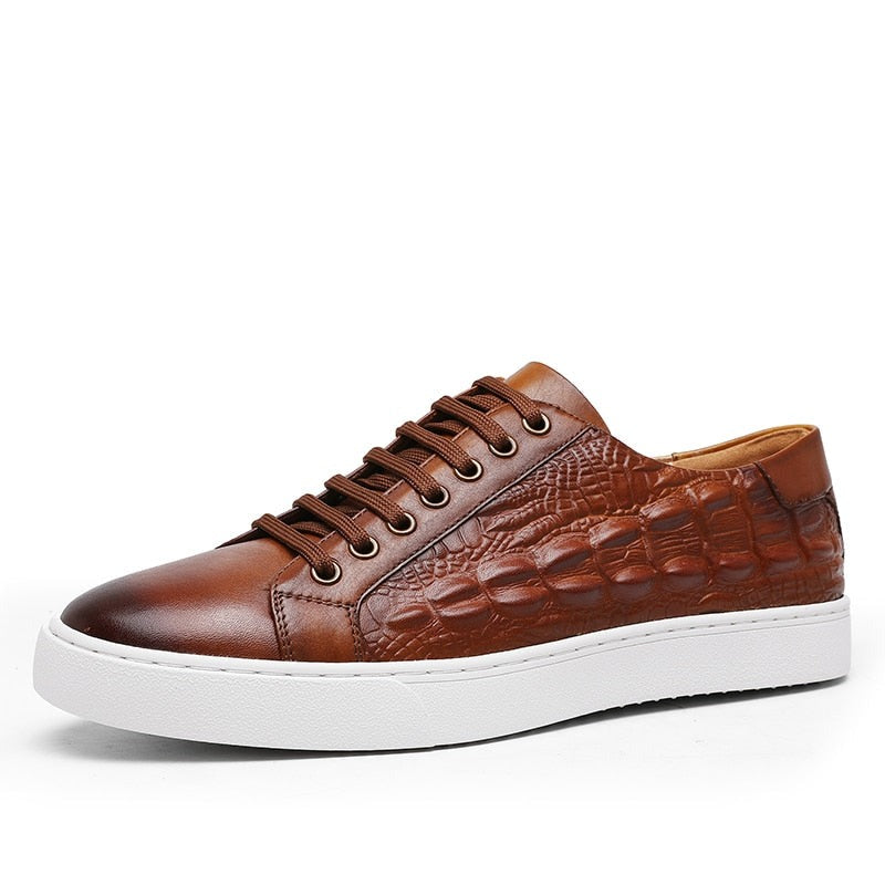 Men's Leather Brown Shoes