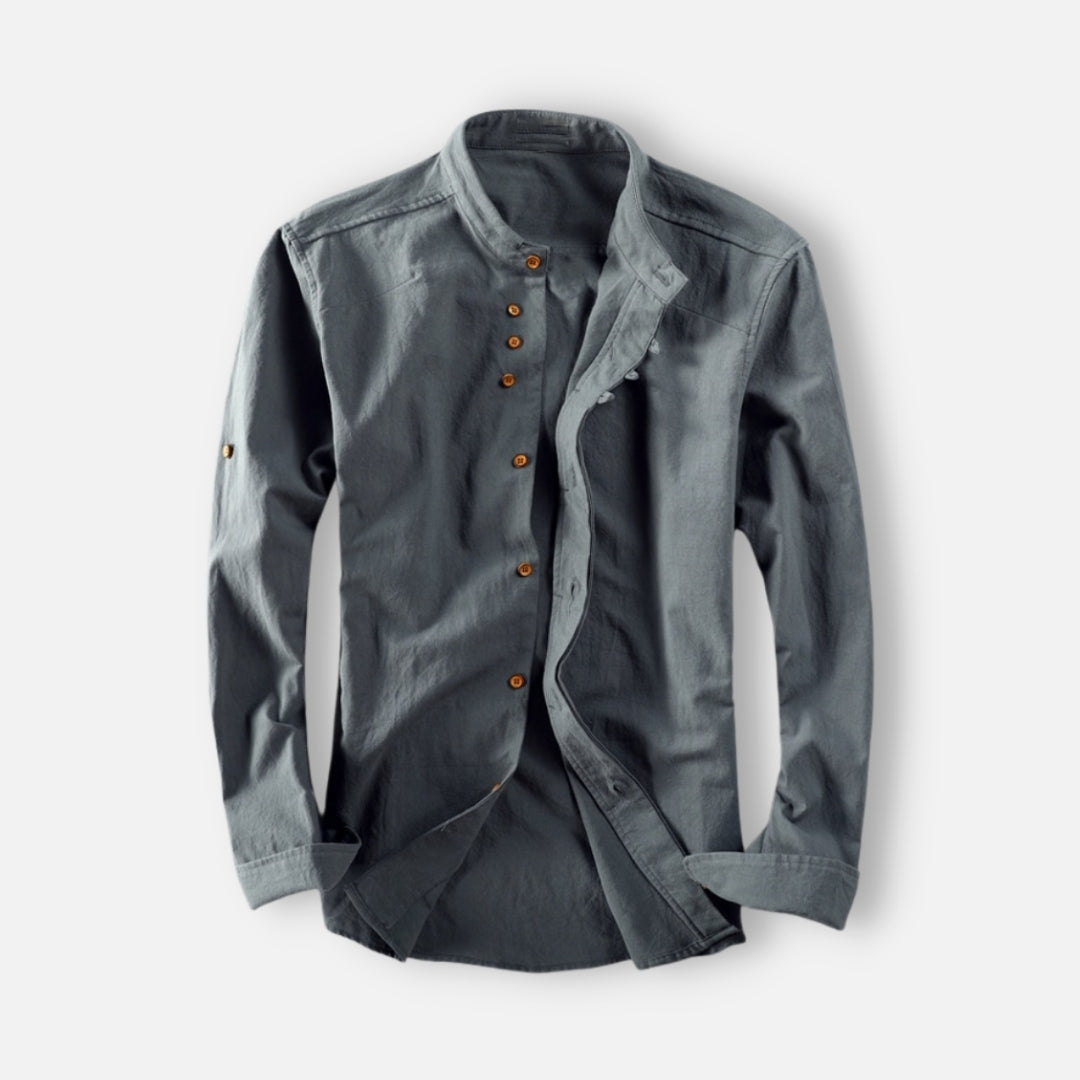 Men's Shirt with Gradient Colour and Classic Look