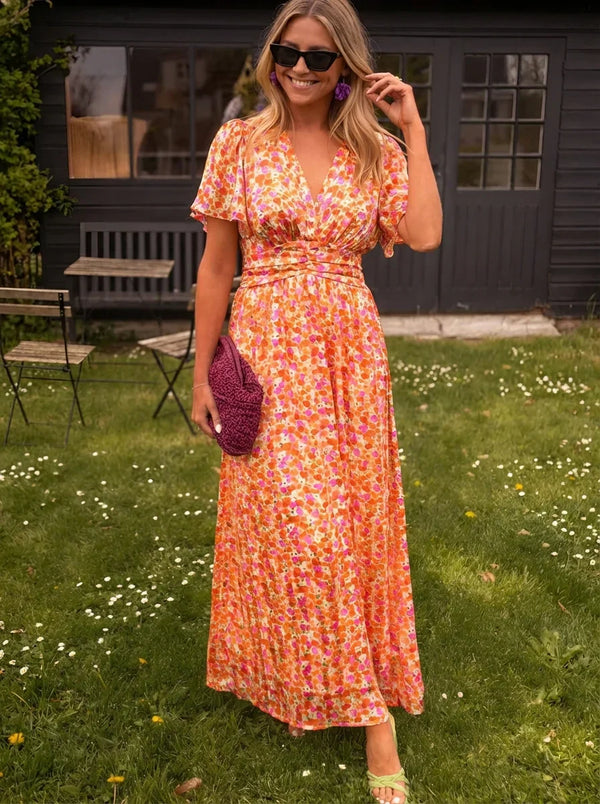 Emily Floral Maxi Dress