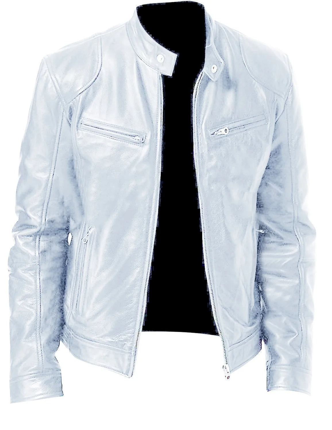 Men's Leather Jacket - Warm and Stylish