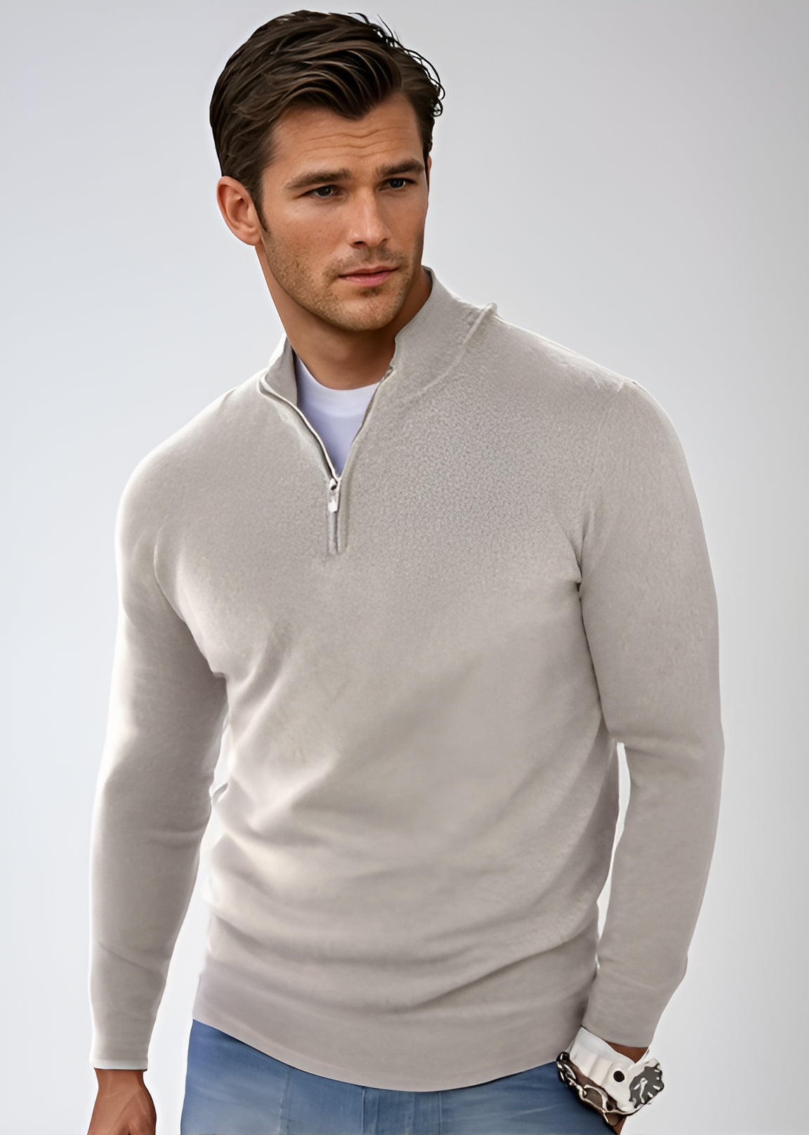 Men's Half Zip Jumper Stylish
