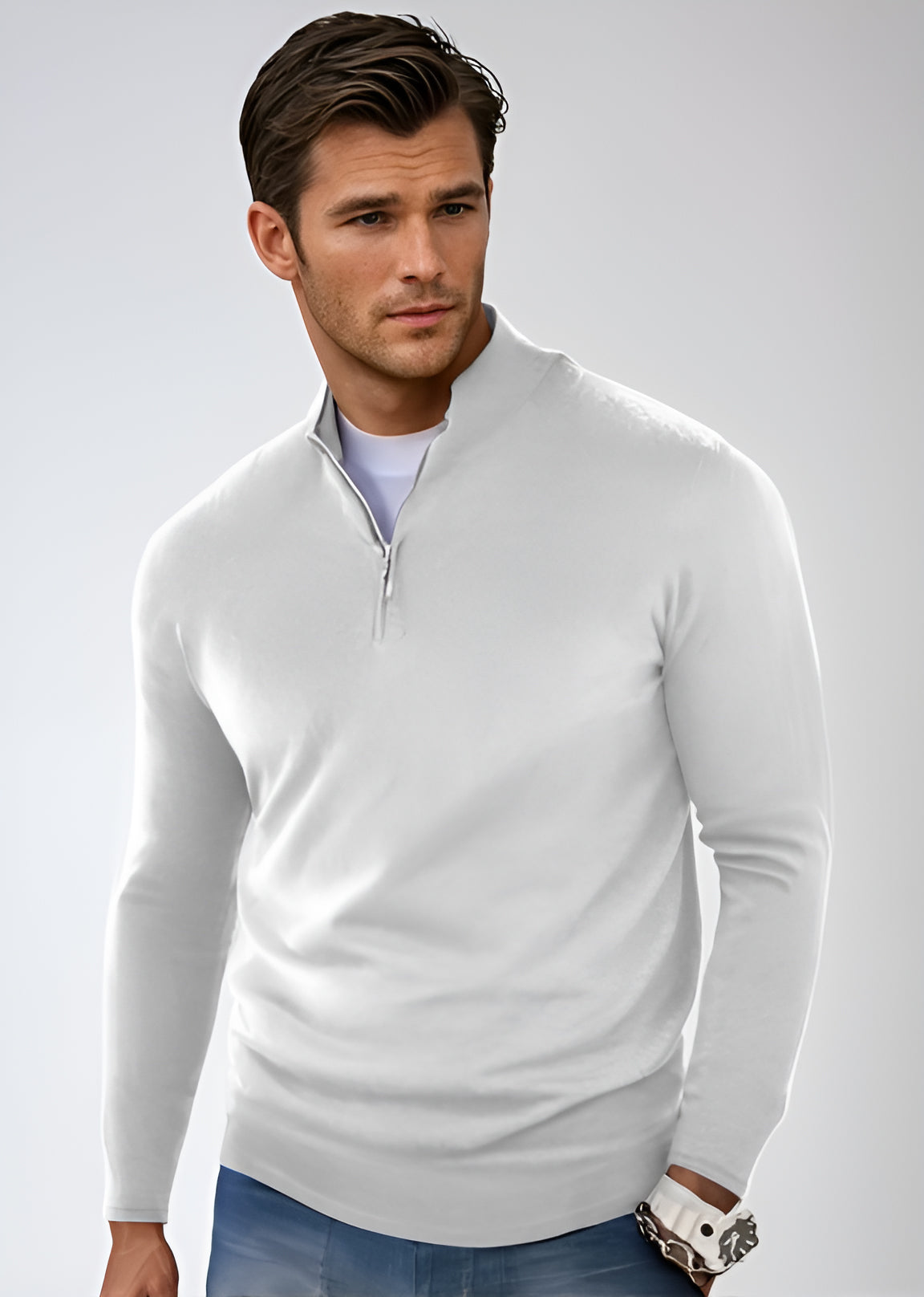 Men's Half Zip Jumper Stylish